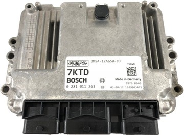 Computer mazda 3 3m5a12a650jd 0281011263 7ktd, фото