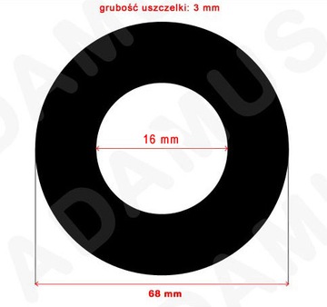 Gasket flush cistern dolnopluka valves number 06 k-ce, фото