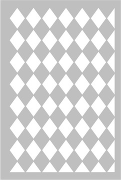 Template painting reusable wallpaper diamonds 3, фото