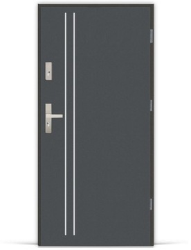 Polish door external metallic paint aluminum 2 cheaply!, фото
