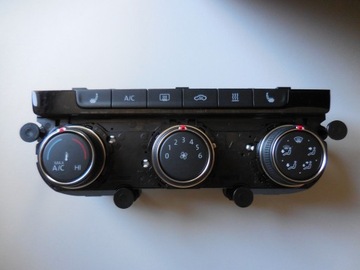 Vw golf 7 vii air conditioner control panel 5g0907426as, фото