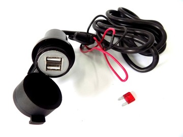Cigarette lighter socket on the wheel - usb charges, фото