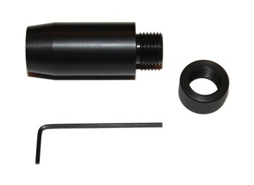 Адаптер під вихлопна труба qb78 різьбова 1/ 2 unf бочка 15mm, фото
