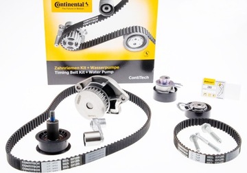 Continental ct957wp1 pump water+ belt set, фото