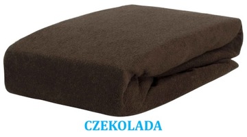 Шоколадные простыня махровая ткань с резинкой 120/ 200, фото