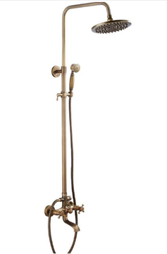 Battery vannovo -shower room fountain pen wall-mounted royal orderlies retro golden, фото