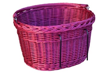 Great basket (bracket) wicker on a bicycle, for a gift buy, фото