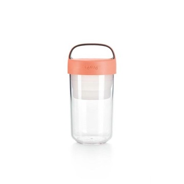 Органайзер lekue jar to go розовый 400ml 3 цвета, фото