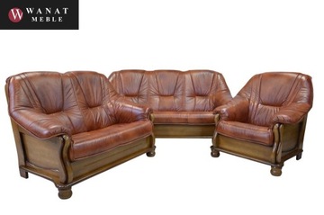 Lounge set genuine leather model lux, фото