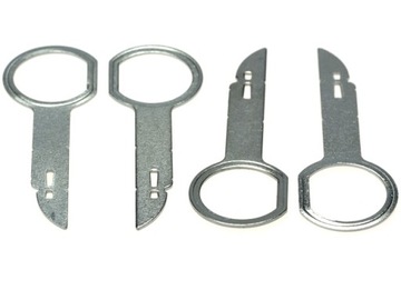 4 pcs keys excavations to showdown radios ford vw, фото