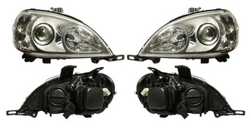 Headlights mercedes ml w163 01-05 complete, фото