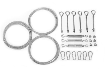 Set for installation zagli sunscreen trojkatnych for installation metal steels, фото