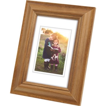 Frame on bumper wooden brown - frame 30x45 centimeters, фото