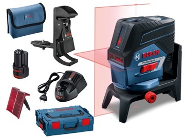Bosch gcl 2-50 c laser crosspiece point 20m 12v 2. 0ah left-boxx, фото