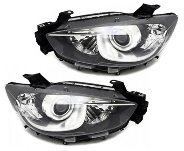 Mazda cx-5 11- complete headlights depo h11 hb3^, фото