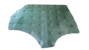 Door glass mondeo mk4 hatchback right rear green 2008., фото