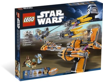 Lego звездные войны 7962 anakin's& sebulba's podracers, фото