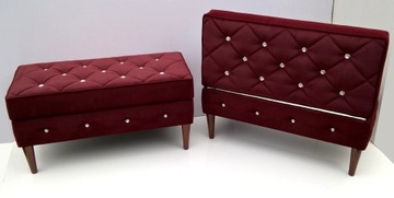 Pufa sofa ludwik swarovski, фото