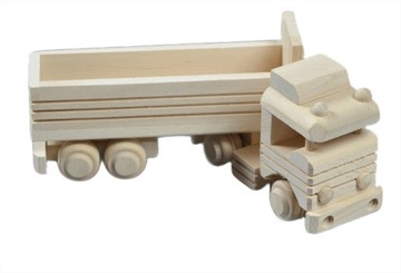 Wooden automobile toy truck pl, фото