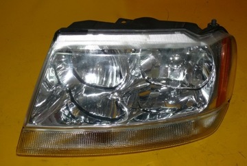 Фара передняя левая jeep grand cherokee 2 99 - 04 англия, фото