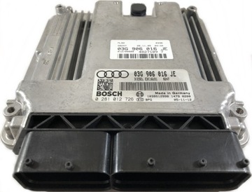 Computer ecu audi a4 03g906016je 0281012726 clean, фото