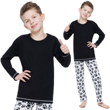Cotton pajamas boy в dog quotation marks 134, фото