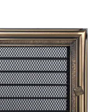 Lattice fireplace 17x30cm rustic with blinds, фото