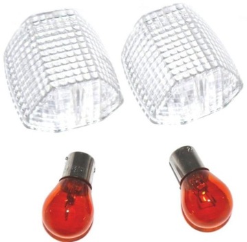 Glass turn signal indicator 2pcs kawasaki gpx 600 r 89-99, фото