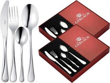 Gerlach cutlery mango gloss 48 pieces on 12 places tall gloss, фото