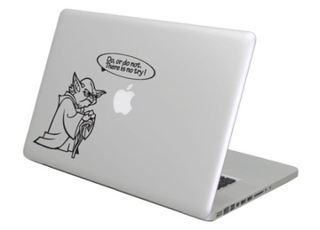 Наклейка Apple MacBook 11, 13, 15, 17 Йоду