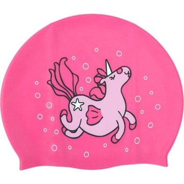 Силиконовая шапочка для плавания AQUA SPEED для детей KIDDIE Unicorn