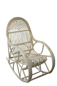 КРІСЛО-ГОЙДАЛКА WICKER KING НАТУРАЛЬНИЙ БІЛИЙ