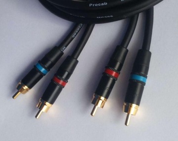 PROCAB кабель 2 x RCA / 2 x RCA (чинч) 7 м