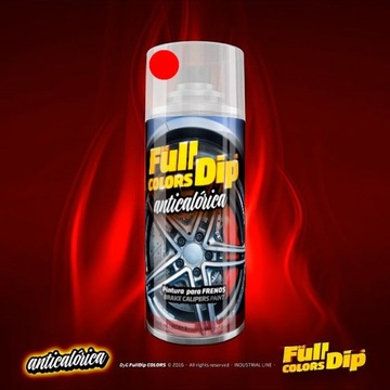 FULLDIP лак для гальмівних супортів червоний