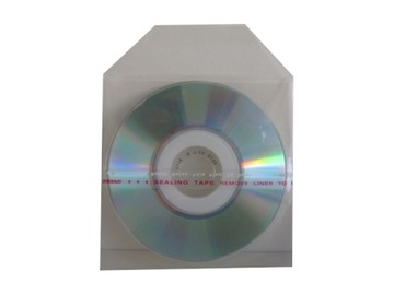 Конверты из фольги для мини-компакт-дисков 8 см с клеем 100
