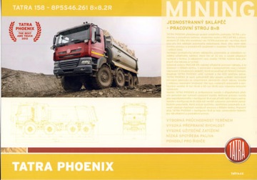 Tatra Phoenix t158 prospekt 2015 грузовик