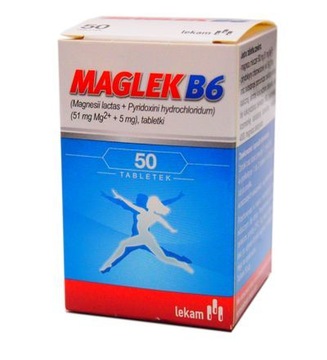 MAGLEK B6 MAGNE препарат вдарив 50 табл.