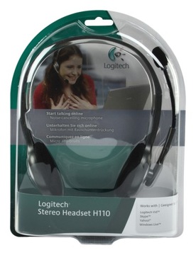 Стереогарнитура LOGITECH H110 с микрофоном