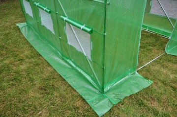 Tunel ogrodowy,foliowy, szklarnia 13,5 m² 450 x 300 cm zielony