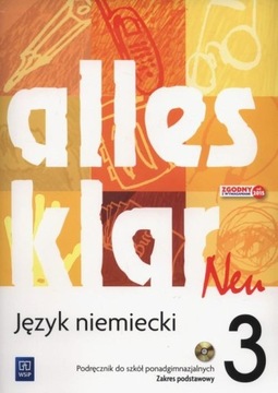 Alles klar Neu 3 Podręcznik Zakres podstawowy + CD