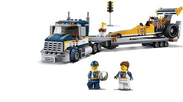 LEGO City 60151 Драгстер-транспортер В КОЛЛЕКЦИОННОМ СОСТОЯНИИ ЛУЧШАЯ ЦЕНА