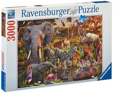 Puzzle Ravensburger 3000 elementów Afrykańskie Zwierzęta 170371