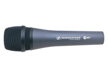 Набор динамических вокальных микрофонов Sennheiser E835 с сумкой с зажимами, 3 шт.