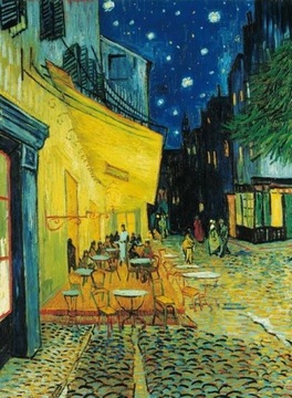 CLEMENTONI 1000 EL. VAN GOGH CAFE TERRACE AT NIGHT PUZZLE 12+