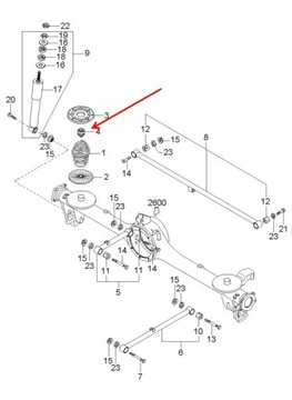 Odbój amortyzatora Kia Sportage Retona