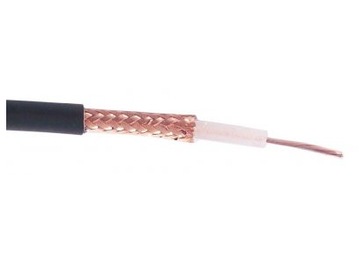 Przewód kabel koncentryczny RG58 Cu+Cu 1m (2151)