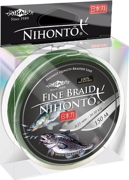 PLECIONKA NIHONTO FINE 0,20mm 150m GREEN MIKADO