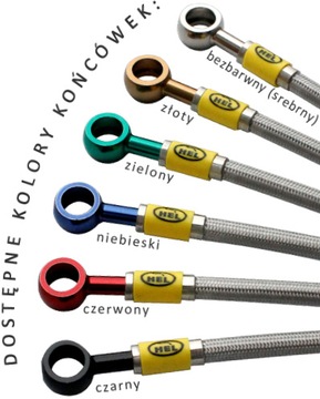 PRZEWODY HAMULCOWE HEL KAWASAKI GPZ 500 TYŁ