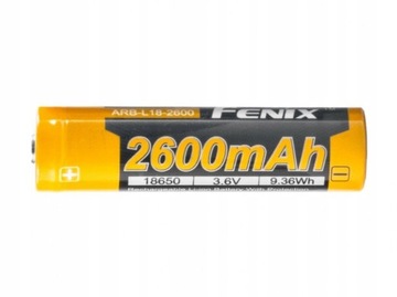 Akumulator Fenix ARB-L2 18650 2600 mAh 3.7V OGNIWO