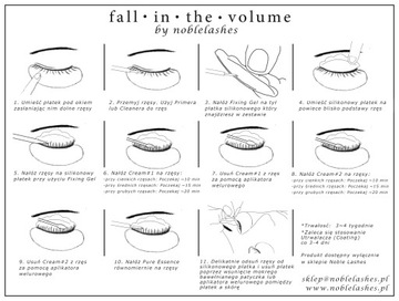 NOBLELASHES płatki silikonowe do liftingu - M